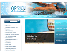 Tablet Screenshot of opaquatics.com